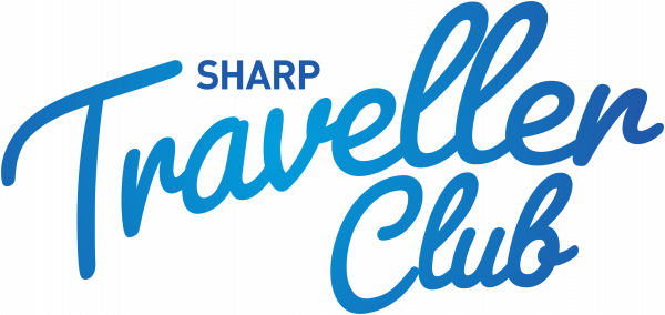 Sharp Traveller Club Blue Gradient